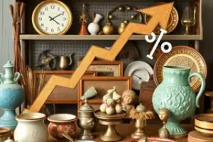 ações de artesanato vintage
