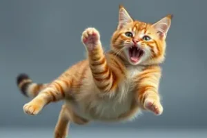 gatos que sempre caem de pé
