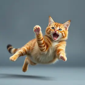 gatos que sempre caem de pé