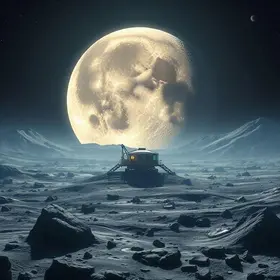 mineração lunar