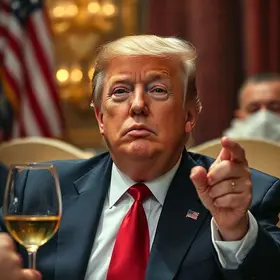 atirador jantar Trump