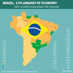 Brasil deve voltar a ser 10ª maior economia do mundo