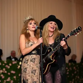 Sabrina Carpenter e Stevie Nicks no Met Gala