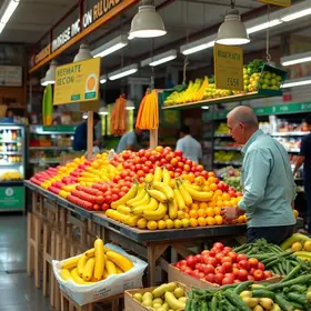 barraca de frutas