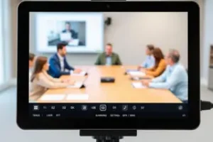 gadget que grava e resume reuniões