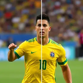 jogador da Seleção Brasileira comparado a Adriano Imperador