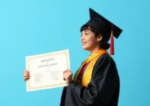 diploma em segundo plano