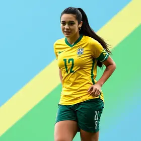 Rosamaria lesão joelho Brasil